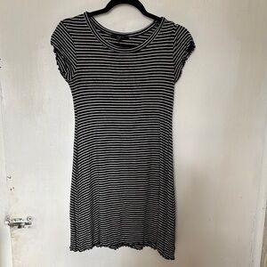 Forever 21 Monochrome Striped Top